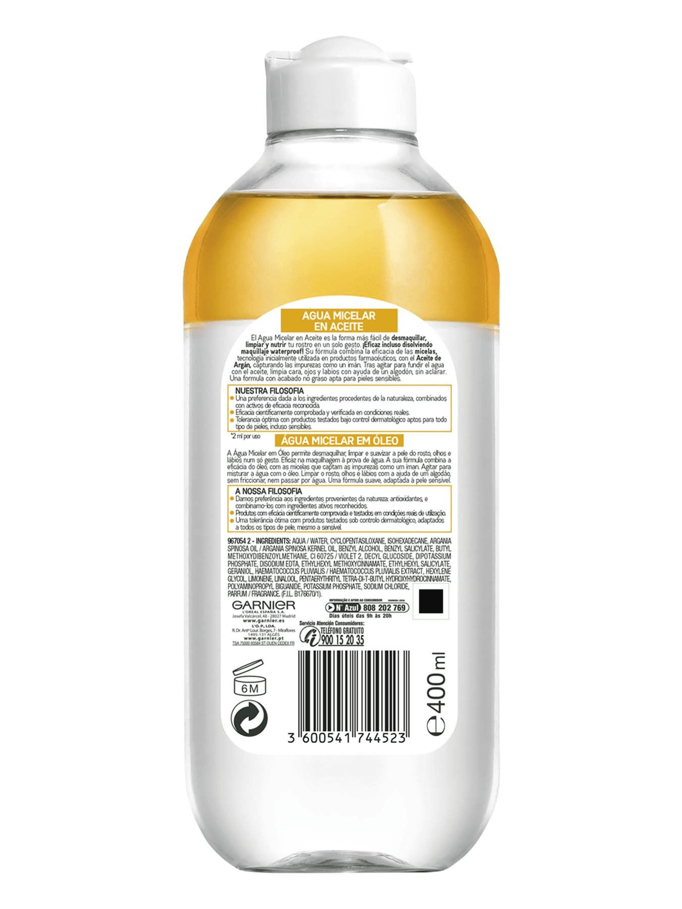Agua Micelar Aceite